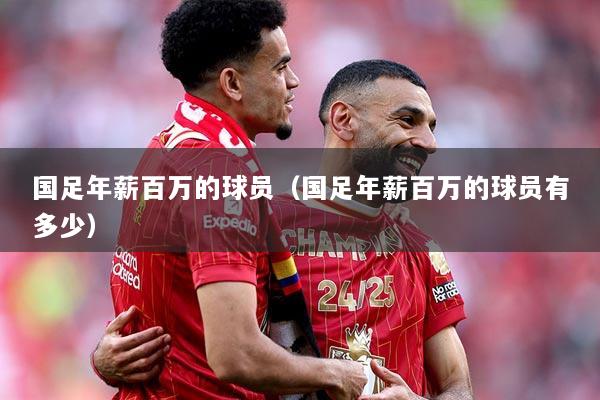 国足年薪百万的球员（国足年薪百万的球员有多少）