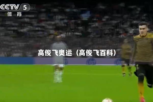 高俊飞奥运（高俊飞百科）